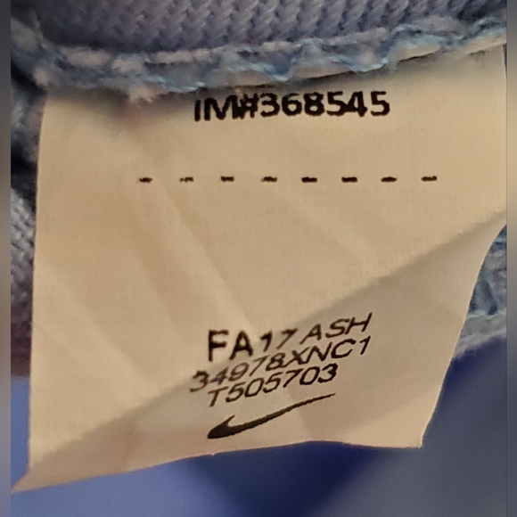 Nike Heritage86 UNC Carolina Tar Heels Argyle Design Baseball Hat Cap - EUC - Picture 9 of 11